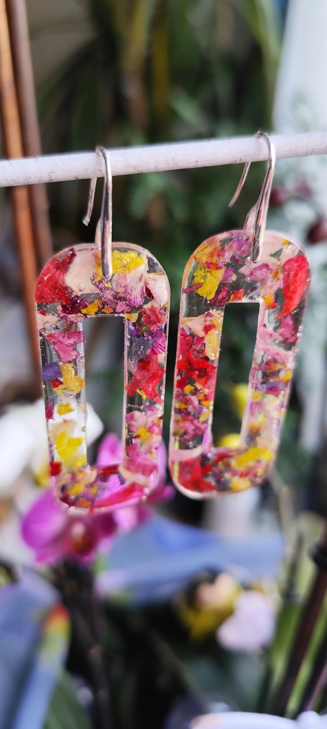 Earrings #XXL Assorted Flowers – photo 2